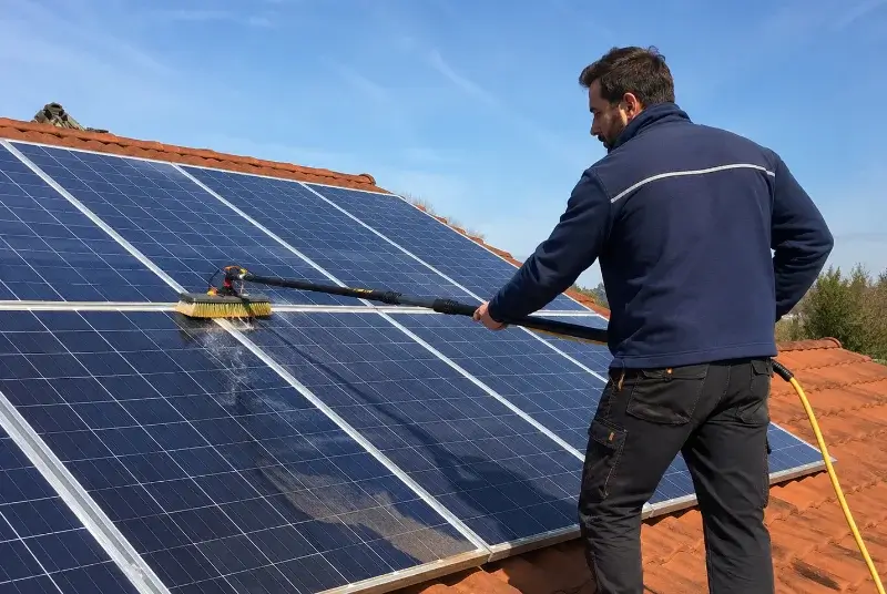 Nettoyage et entretien de panneaux solaires à Cormoz